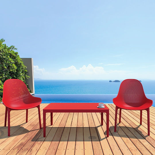 Καρέκλα Sky Lounge Red 60x71x83εκ. Καρέκλα Sky Lounge Red 60x71x83εκ.