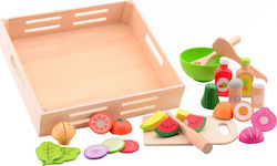 Joueco Salad Set in Wooden Tray από Ξύλο για 3+ Ετών