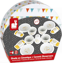 Janod Joc de Gătit / Bucătărie Happy Day Dinnerware Set 17buc J06591