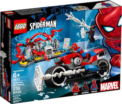 Lego Super Heroes Spider Man Bike Rescue for 6 Years Old 76113