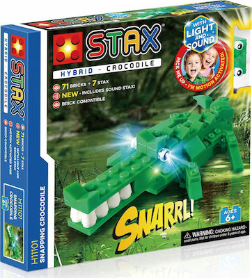 Light Stax Building Block Snapping Crocodile for 6+ years 78pcs