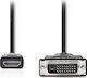 Nedis Cablu DVI-D - HDMI de sex masculin 10m Negru (CCGP34800BK100)