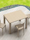 Маса от Полипропилен Разтегателена Vegas Taupe 180x100x75бр