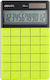 Deli Αριθμομηχανή 1589 12 Ψηφίων σε Πράσινο Χρώμα