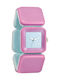 Nixon Misty Watch with Pink Rubber Strap