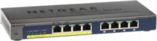 NetGear GS108PP Negestionat L2 PoE+ Switch cu 8 Porturi Gigabit