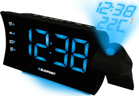 Blaupunkt Tisch-Digitaluhr mit Wecker & Radio CRP81USB