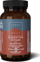 TerraNova Digestive With Probiotics 50 φυτικές κάψουλες