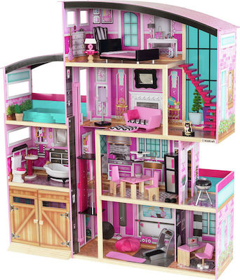 Kid Kraft Shimmer Mansion Wooden Dollhouse