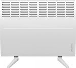 Atlantic F119 Design CE Convector Heater Floor 500W with Electronic Thermostat 39.1x46.1cm White