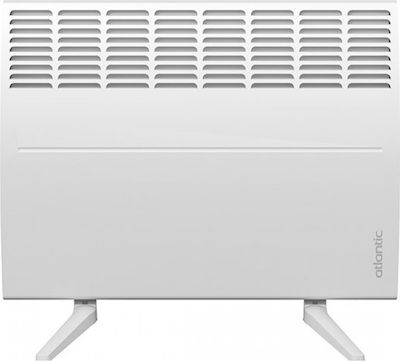 Atlantic F119 Design CE Convector Heater Floor 500W with Electronic Thermostat 39.1x46.1cm White