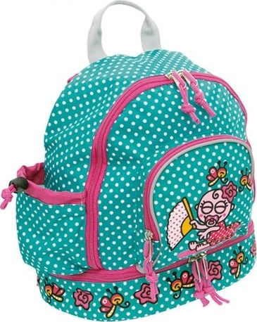 Laken Turquoise Backpack with Insulated Area Σχολικό Ισοθερμικό Τσαντάκι Φαγητού Πλάτης Τιρκουάζ