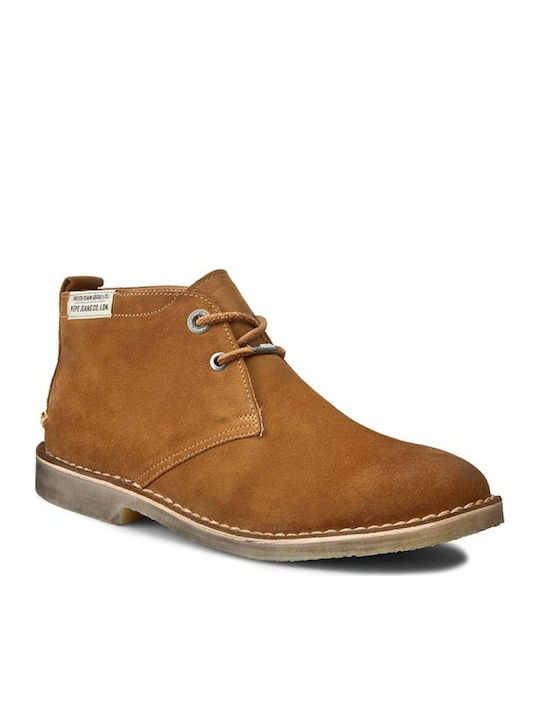 Pepe Jeans Fenix Suede Tabac maro Ghete barbati