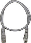 Adeleq U/UTP Cat.5e Ethernet Network Cable 0.5m Gray 1pcs