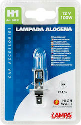 Lampa Λάμπα Αυτοκινήτου H1 Αλογόνου 12V 100W 1τμχ