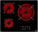 Teka TB 6315 Plită Ceramică Autonomă cu Funcție de Blocare 60x51εκ.