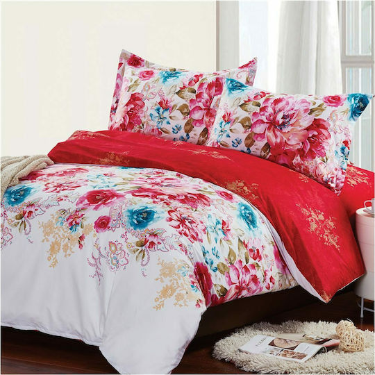 Fennel Σετ Μονή 160x240cm DCS-90P-160240-013 Κόκκινη