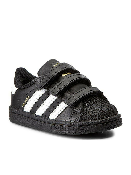 Adidas Παιδικά Sneakers Superstar CF I με Σκρατς Core Black / Cloud White