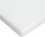 Greco Strom Single Waterproof Jersey Mattress Cover Fitted Cotton White 90x200cm