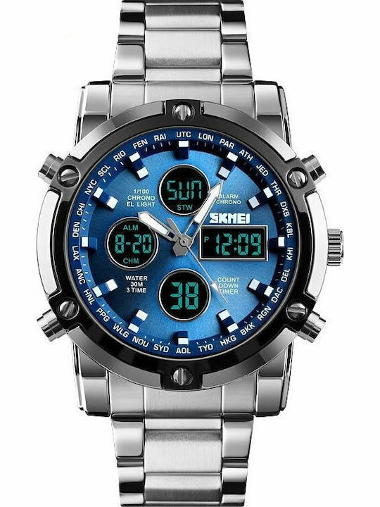 Skmei 1389 Watch Battery with Metal Bracelet