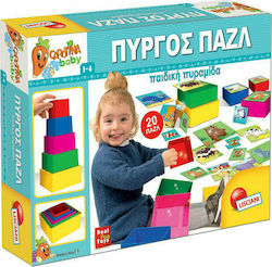 Real Fun Toys Carotina Baby Πύργος Παζλ για 12+ Μηνών