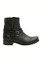 Verlie Bali Leder Stiefeletten Damen Schwarz