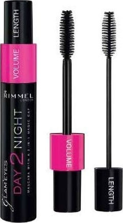 Rimmel Day 2 Night Mascara pentru Volum 001 Negru 9.5ml