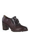 Tamaris Women's Ankle Boots with Medium Heel Burgundy