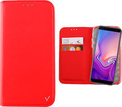 Volte-Tel Pocket Magnet Book Δερματίνης Κόκκινο...