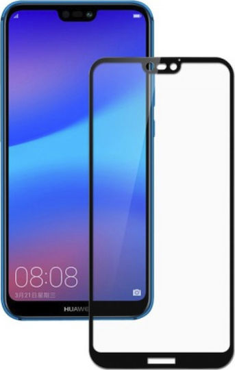 9D Пълно лепило Закалено стъкло за цялото лице (Huawei P20 Lite)