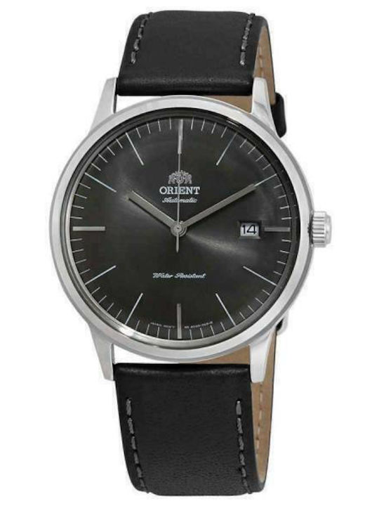 Orient Ανδρικό Ρολόι 40mm Μπαταρίας με Μαύρο Δε...