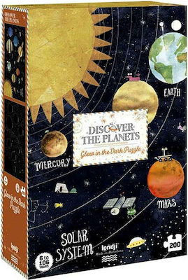 Kids Puzzle Discover the Planets for 6++ Years 200pcs Londji