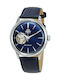 Orient Uhr Chronograph Automatisch mit Blau Lederarmband