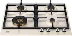 Bertazzoni Gas Beige P60 4L HER AX