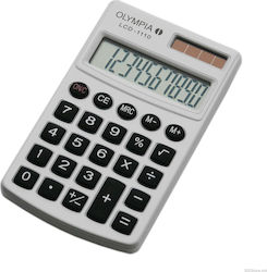 Olympia LCD-1110 Calculator Ceasuri pentru bărbați 10 Cifre în Culoarea Alb