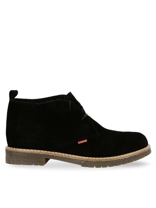 Ragazza Suede Women's Ankle Boots Black