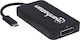 Manhattan USB-C Docking Station με HDMI/DisplayPort 4K Μαύρο (152600)
