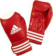 adidas Wako Boxhandschuhe aus Synthetikleder für Kampf Rot