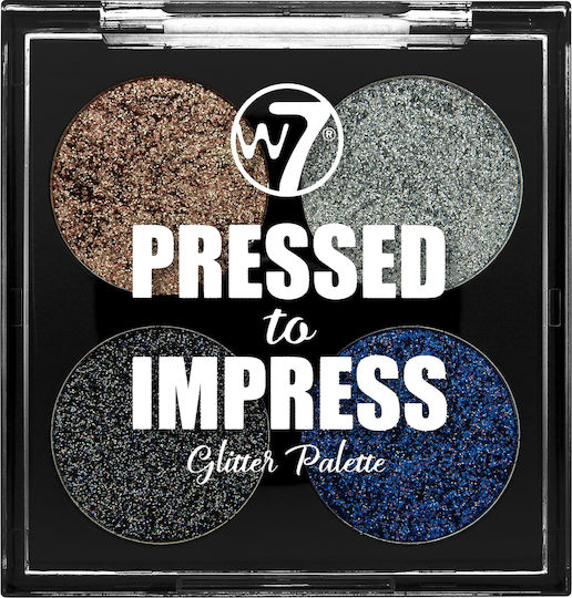 W7 Cosmetics Pressed To Impress Παλέτα με Σκιές Ματιών σε Στερεή Μορφή Style Icon 4gr