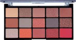 MUA 15 Shade Paletă cu Farduri de Pleoape Formă...