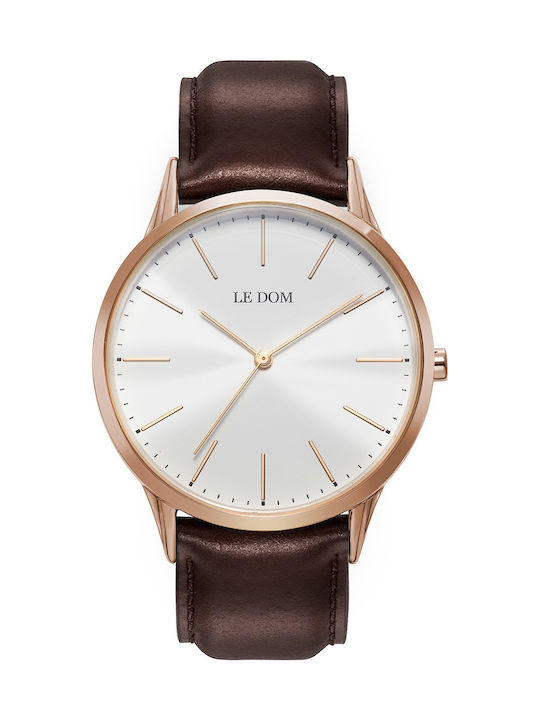 Le Dom Classic Ανδρικό Ρολόι 40mm Μπαταρίας με ...