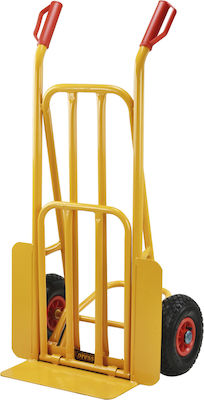 Express Transport Trolley HT6704 Foldable for Weight Load up to 250kg Yellow 631412