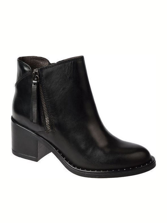 4206 Leather Women's Ankle Boots Black