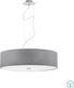 Nowodvorski Viviane Pendant Light Three-Light for Socket E27 Gray