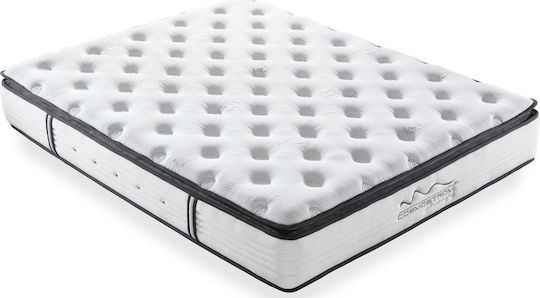 Cosmostrom Cashmere Double Anatomic Saltea 150x200x30cm cu Suprapozabil