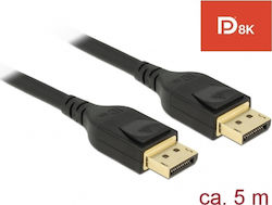 DeLock Cablu DisplayPort de sex masculin - DisplayPort de sex masculin 5m Negru (85663)