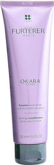 Rene Furterer Okara Silver Toning Conditioner Wiederaufbau/Pflege für Gefärbt Haare 150ml