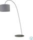 Nowodvorski Alice Floor Lamp H205cm. with Socket for Bulb E27 Gray