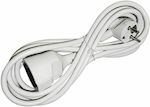 3m Extension Cable Cord 3x1.5mm²/3m White