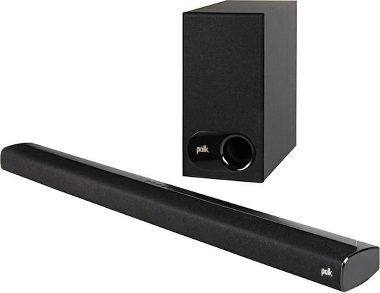 Polk Audio Signa S2 Soundbar 2.1 Bluetooth și HDMI 200W cu Telecomanda Negru